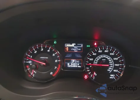 2020 Subaru Wrx Limited из США, поврежденный, VIN JF1VA1N61L8831217